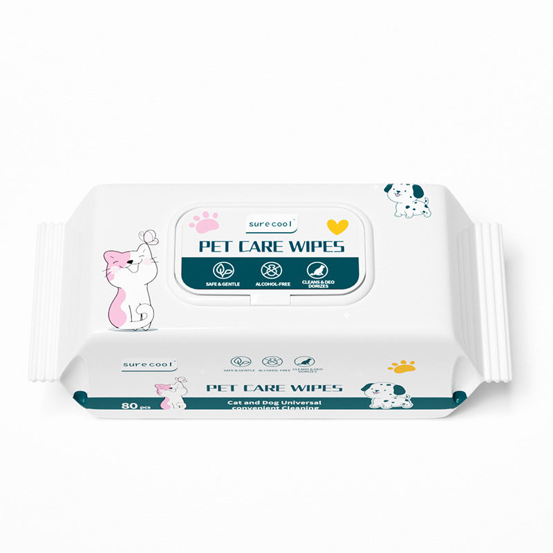 Pet Cleaning Wipes for Cats and Dogs
