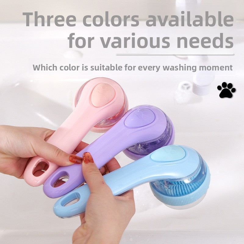 Silicone Pet Bath and Massage Brush