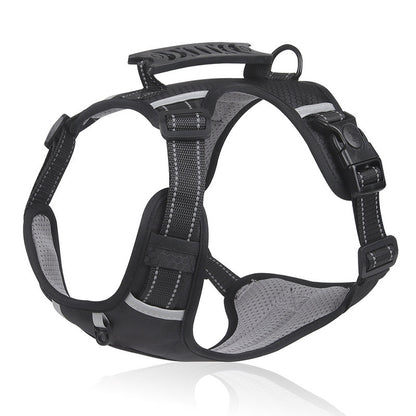 Reflective Adjustable Dog Harness with Leash