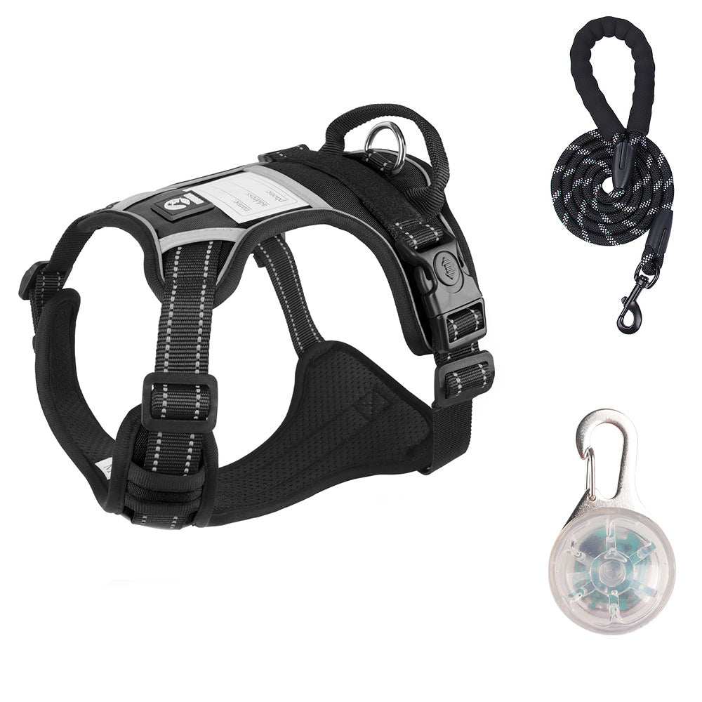 Reflective Dog Harness Anti-Explosion Pet Harness Vest