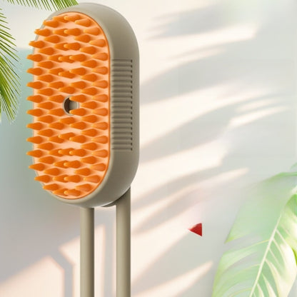 Electric Pet Grooming Spray Brush with Steam Function