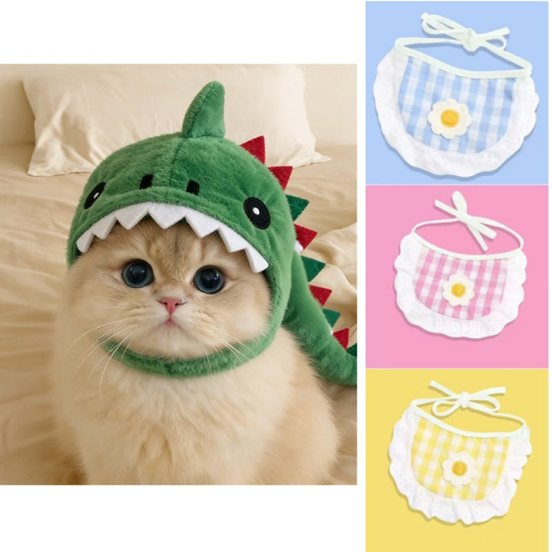 Dinosaur Pet Costume Headgear