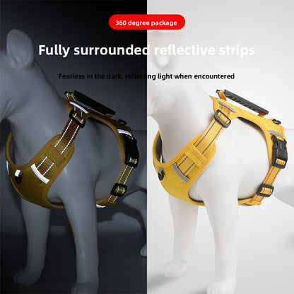 Reflective Adjustable Dog Harness with Leash