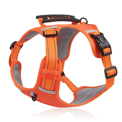 Reflective Adjustable Dog Harness with Leash