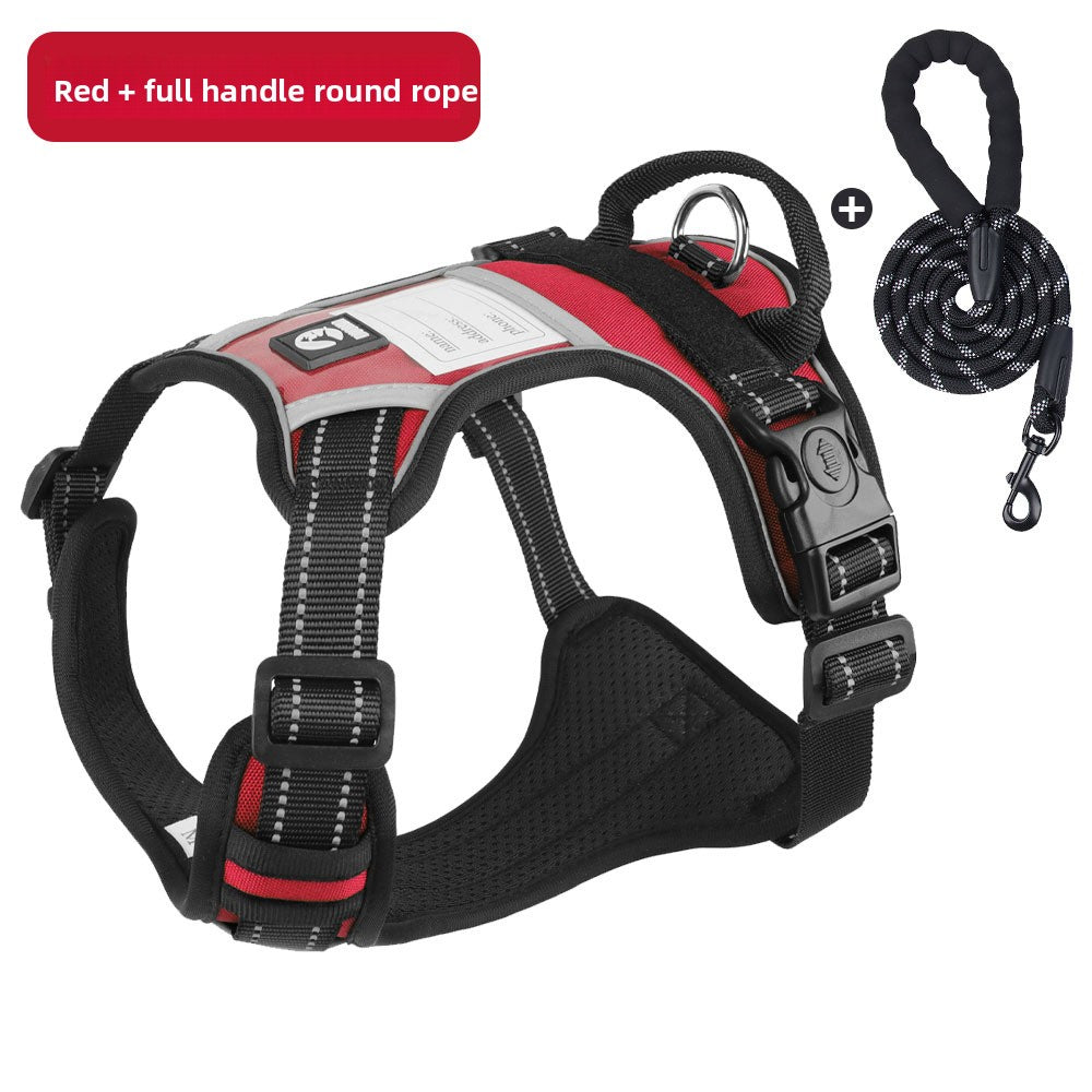 Reflective Dog Harness Anti-Explosion Pet Harness Vest