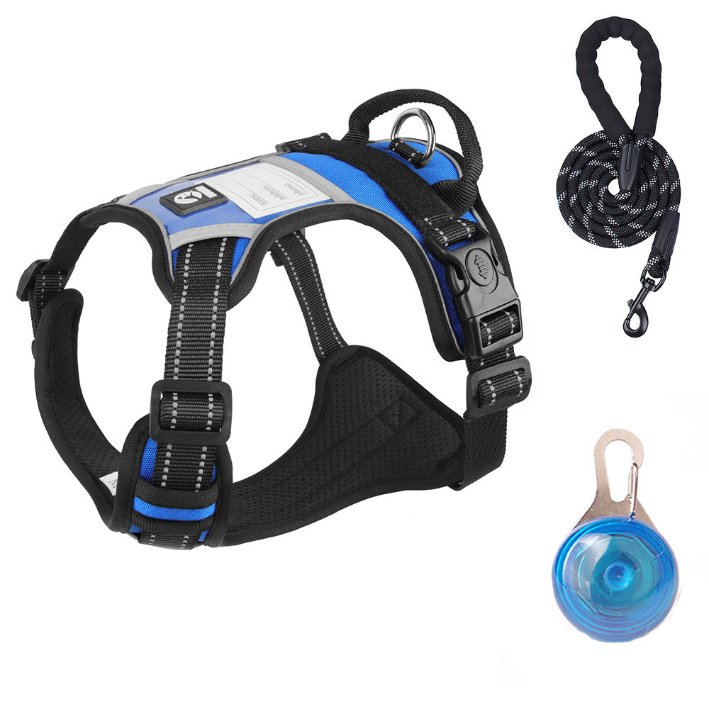 Reflective Dog Harness Anti-Explosion Pet Harness Vest
