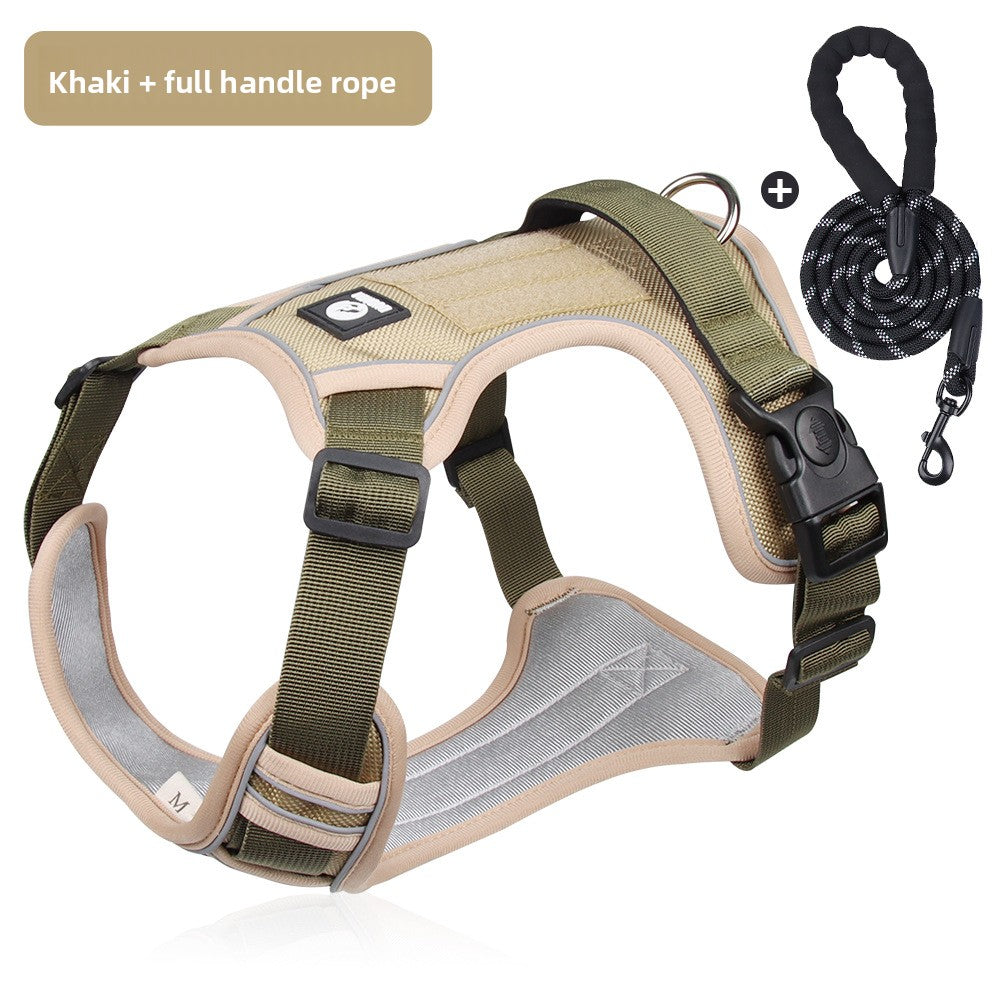 Reflective Dog Harness Anti-Explosion Pet Harness Vest