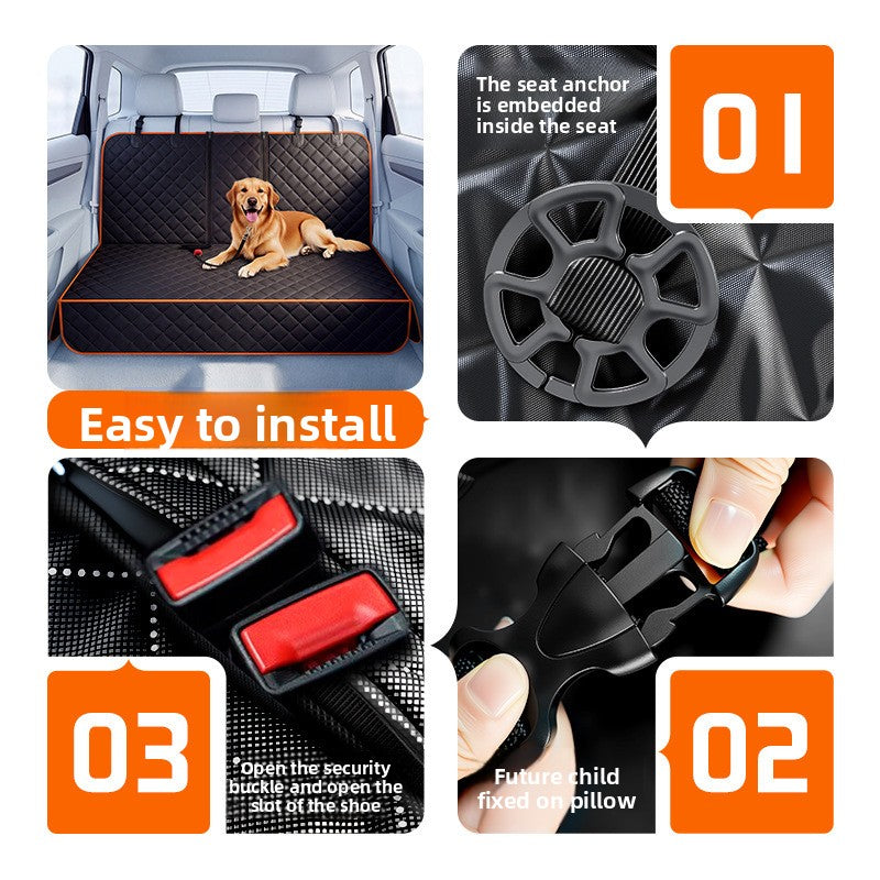 Car Pet Seat Cover Waterproof Seat Dog Mat