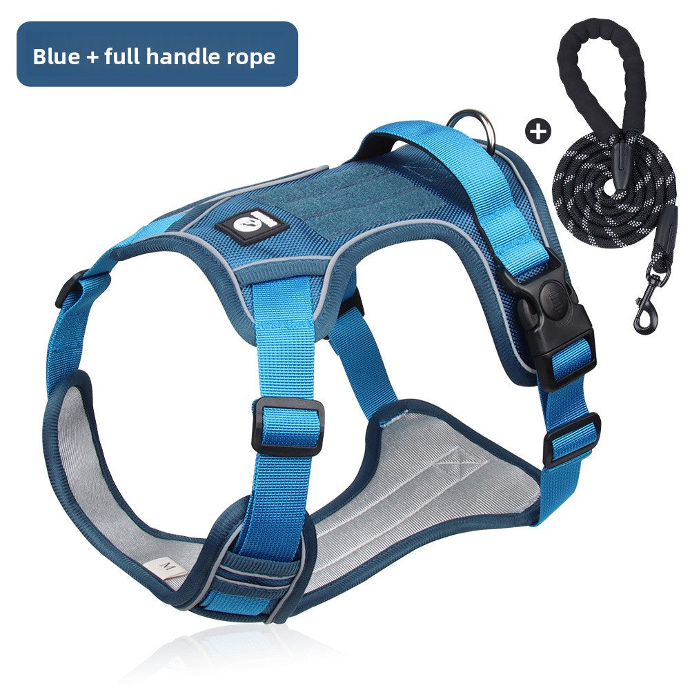Reflective Dog Harness Anti-Explosion Pet Harness Vest
