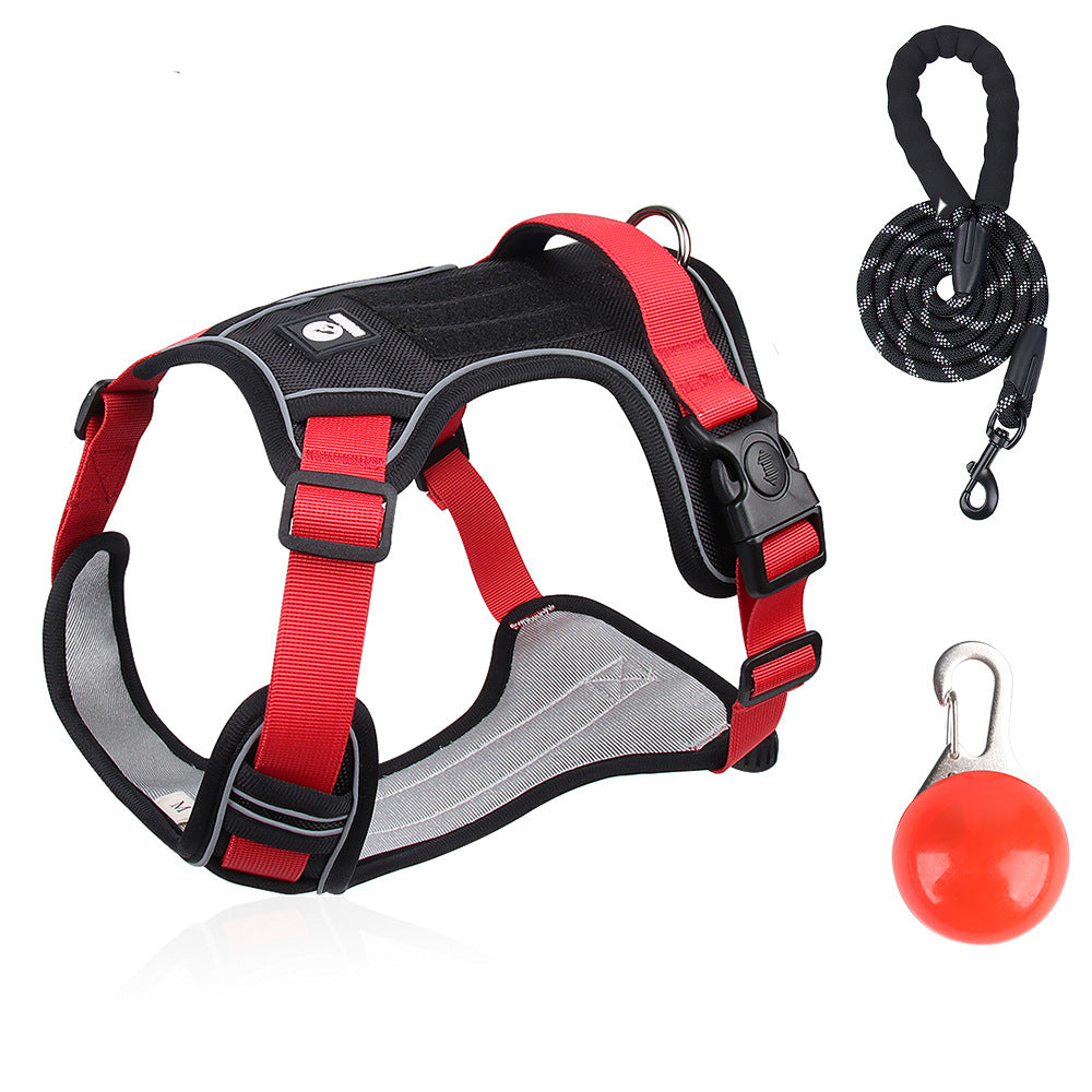 Reflective Dog Harness Anti-Explosion Pet Harness Vest