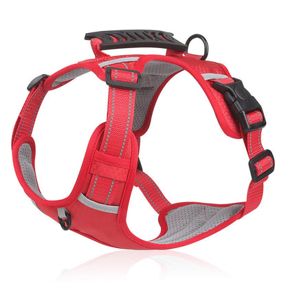 Reflective Adjustable Dog Harness with Leash