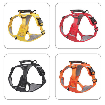 Reflective Adjustable Dog Harness with Leash