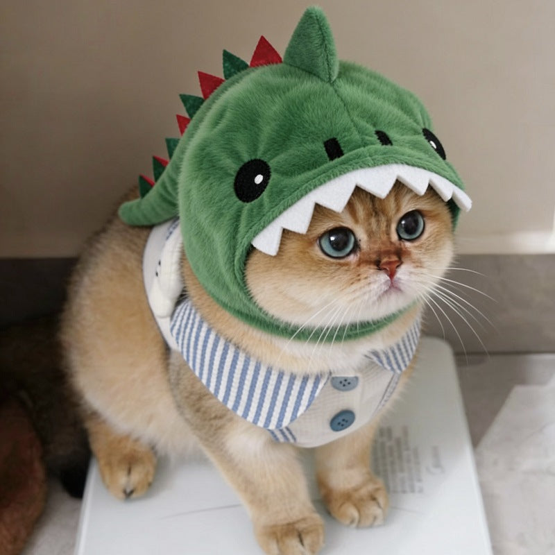 Dinosaur Pet Costume Headgear