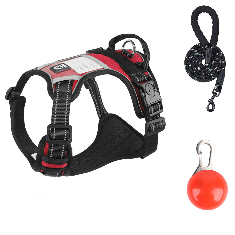 Reflective Dog Harness Anti-Explosion Pet Harness Vest