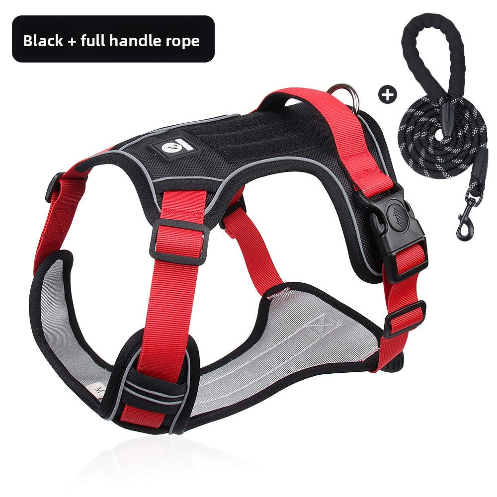 Reflective Dog Harness Anti-Explosion Pet Harness Vest