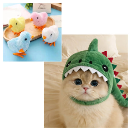 Dinosaur Pet Costume Headgear