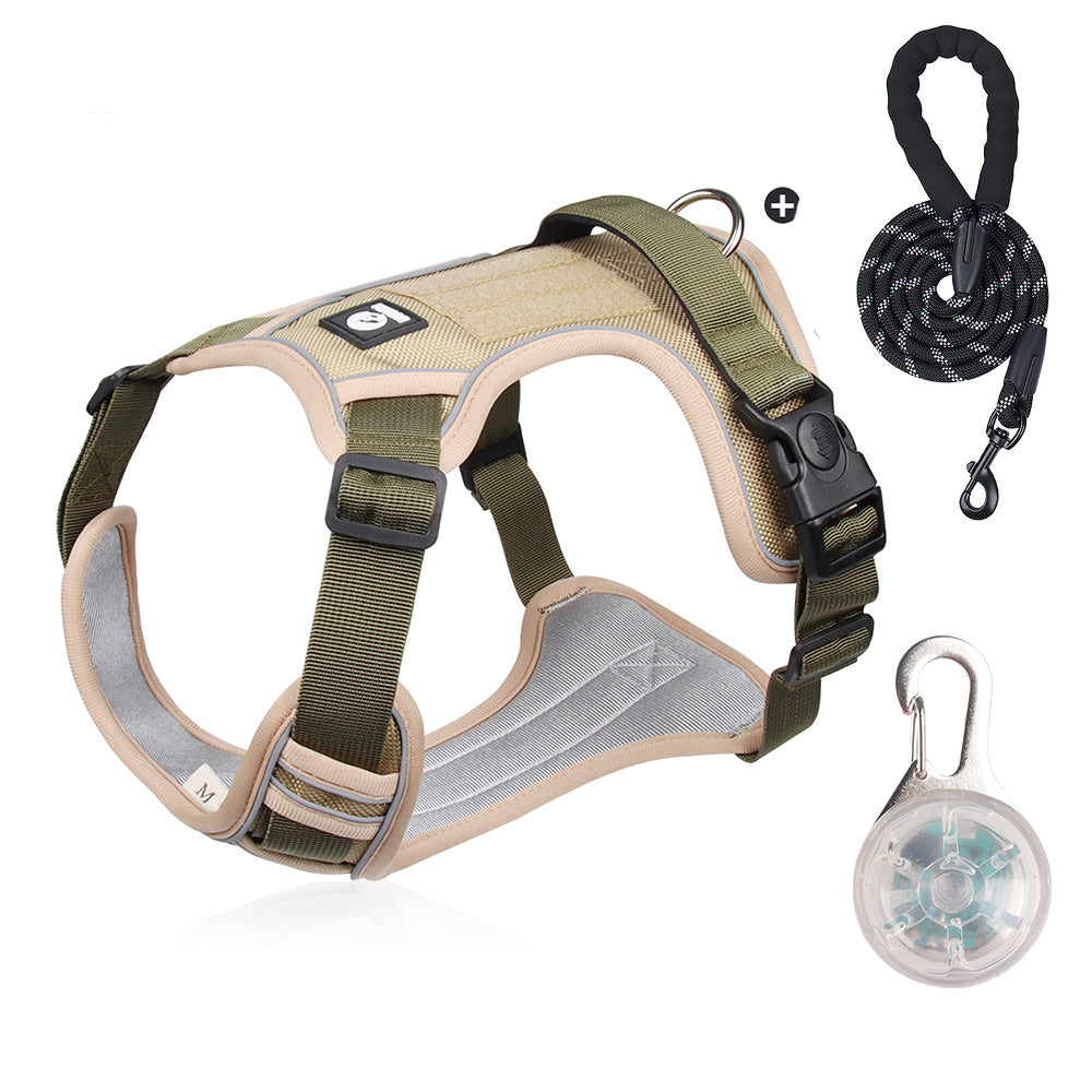 Reflective Dog Harness Anti-Explosion Pet Harness Vest