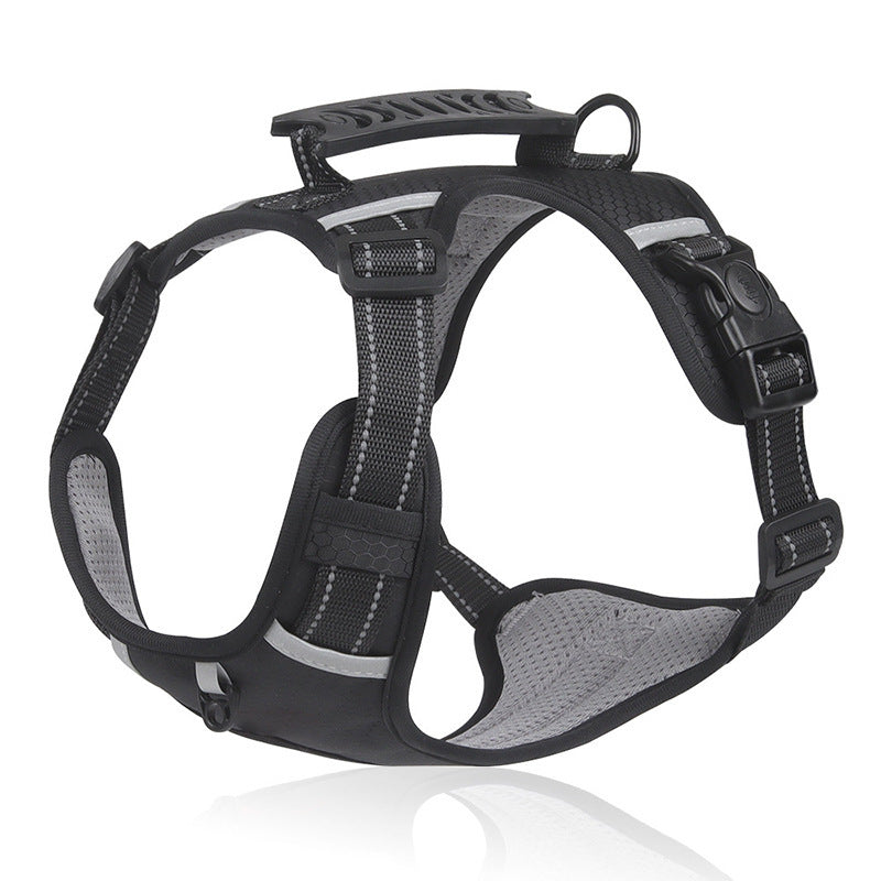 Reflective Adjustable Dog Harness with Leash